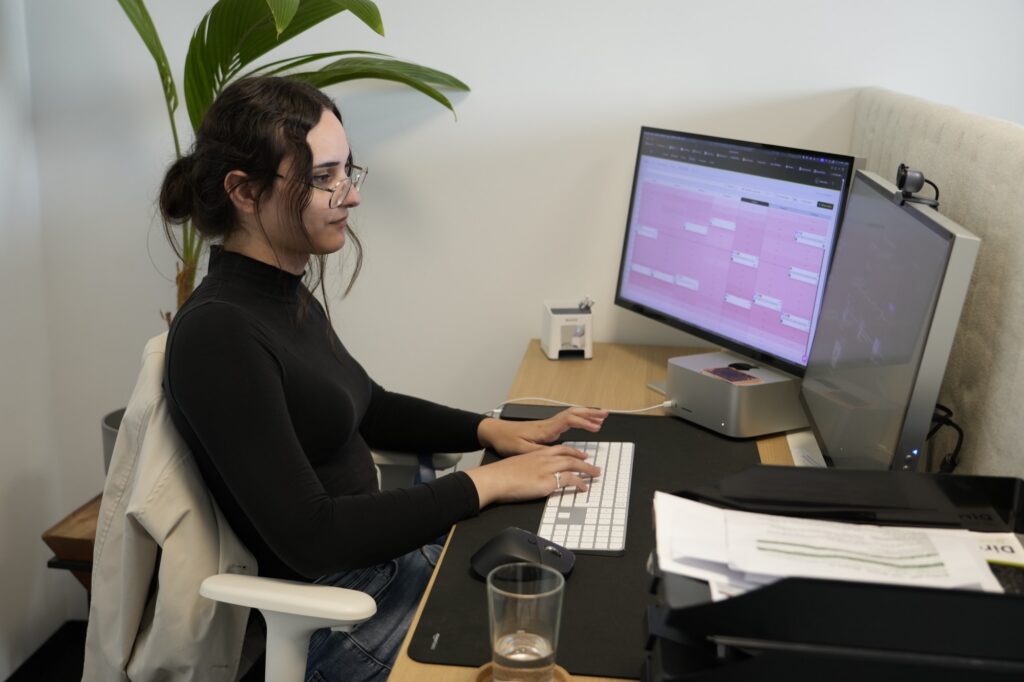 Design-Arbeitsplatz bei Heller