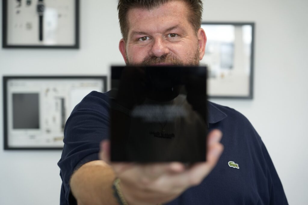 Marco Heller mit dem German Web Award